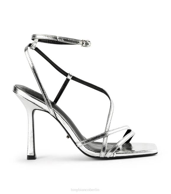 Brautschuhe| de Tony Bianco Frauen Franci-Heels Silberfolie 4624340